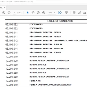 CNH CX75 SR Crawler Excavator Tier4 Spare Part Catalog Manual - PDF DOWNLOAD