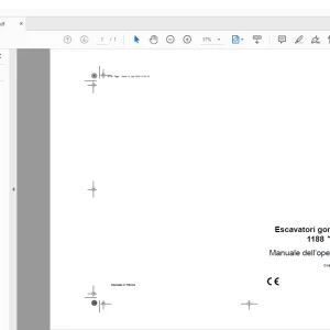 Case 1188 "Plus" Escavatori gommati Manuale dell’operatore 6-23660 IT - PDF DOWNLOAD (Italian)