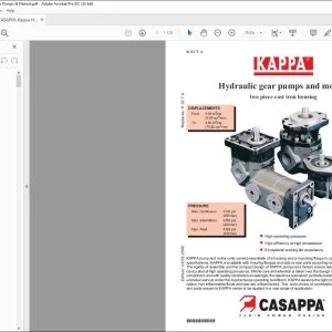 Casappa Hydraulic gear pumps & motors Manual - PDF DOWNLOAD