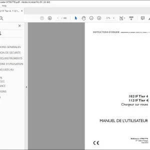 Case 1021F Tier 4 1121F Tier 4 Chargeur sur roues MANUEL DE L’UTILISATEUR 47563778 - PDF DOWNLOAD (French)