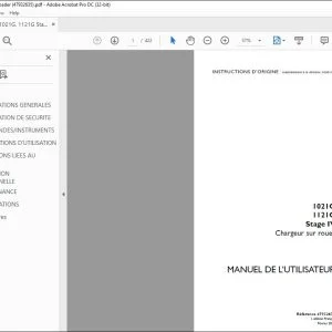Case 1021G 1121G Stage IV Chargeur sur roues MANUEL DE L’UTILISATEUR 47932635 - PDF DOWNLOAD (French)