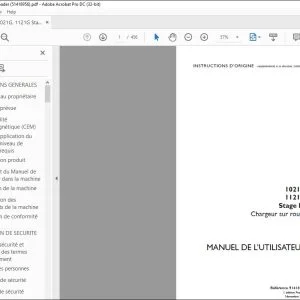 Case 1021G 1121G Stage IV Chargeur sur roues MANUEL DE L’UTILISATEUR 51418956 - PDF DOWNLOAD (French)