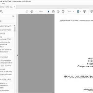 Case 1021G 1121G Stage V Chargeur sur roues MANUEL DE L’UTILISATEUR 48121479 - PDF DOWNLOAD