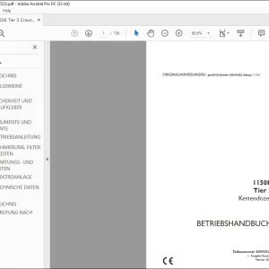 Case 1150K Tier 3 Kettendozer BETRIEBSHANDBUCH 84592523 - PDF DOWNLOAD (German)