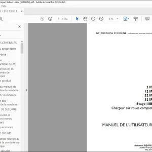 Case 21F 121F 221F 321F Stage IIIB Chargeur sur roues compact MANUEL DE L’UTILISATEUR 51519762 - PDF DOWNLOAD (French)