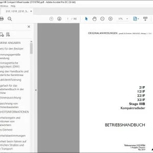 Case 21F 121F 221F 321F Stage IIIB Kompaktradlader BETRIEBSHANDBUCH 51519784 - PDF DOWNLOAD (German)
