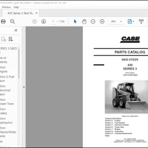 Case 430 SERIES 3 PARTS CATALOG MANUAL(87632290 NA) - PDF DOWNLOAD