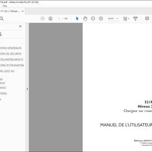 Case 521F Niveau 2 Chargeur sur roues MANUEL DE L’UTILISATEUR 84474114 - PDF DOWNLOAD (French)