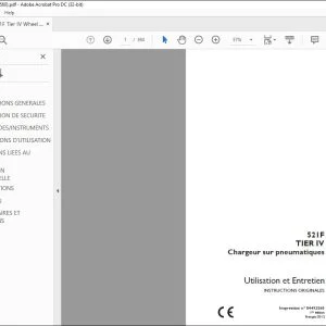 Case 521F TIER IV Chargeur sur pneumatiques Utilisation et Entretien 84492560 - PDF DOWNLOAD (French)