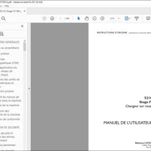 Case 521G Stage IV Chargeur sur roues MANUEL DE L’UTILISATEUR 51575915 - PDF DOWNLOAD (French)