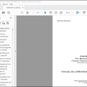 Case 570N EP Tier 4B (final) Chargeuse-Pelleteuse MANUEL DE L’OPÉRATEUR 48115947 - PDF DOWNLOAD (French)