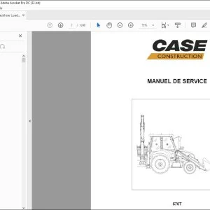 Case 570T MANUEL DE SERVICE - PDF DOWNLOAD