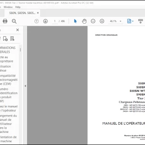 Case 580N 580SN 580SN WT 590SN Tier 3 Chargeuse-Pelleteuse MANUEL DE L’OPÉRATEUR 48188145 - PDF DOWNLOAD(French)
