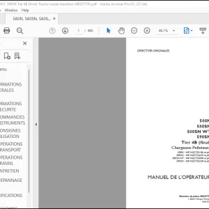 Case 580N 580SN 580SN WT 590SN Tier 4B (final) Chargeuse-Pelleteuse MANUEL DE L’OPÉRATEUR 48029759 - PDF DOWNLOAD (French)