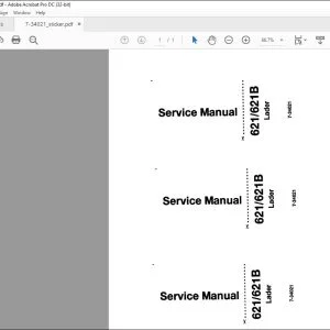 Case 621 621B Lader Service Manual 7-34021- PDF DOWNLOAD (German)