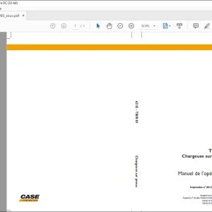 Case 621E TIER III Chargeuse sur pneus Manuel de l’Opérateur 84122993 - PDF DOWNLOAD (French)