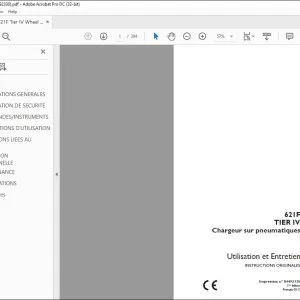 Case 621F TIER IV Chargeur sur pneumatiques Utilisation et Entretien 84492330 - PDF DOWNLOAD (French)