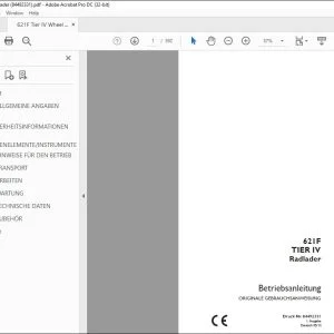 Case 621F TIER IV Radlader Betriebsanleitung 84492331 - PDF DOWNLOAD (German)