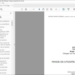 Case 621G 721G Stage IV Chargeur sur roues MANUEL DE L’UTILISATEUR 48113244 - PDF DOWNLOAD (French)