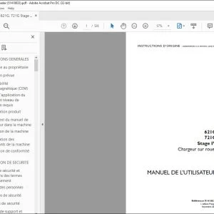 Case 621G 721G Stage IV Chargeur sur roues MANUEL DE L’UTILISATEUR 51418833 - PDF DOWNLOAD (French)