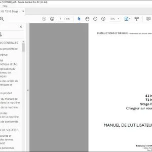 Case 621G 721G Stage IV Chargeur sur roues MANUEL DE L’UTILISATEUR 51575980 - PDF DOWNLOAD (French)