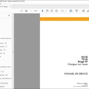 Case 621G 721G Stage IV Chargeur sur roues MANUEL DE SERVICE 51428212 - PDF DOWNLOAD (French)