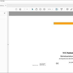 Case 721C Radlader Betriebsanleitung 6-30590 - PDF DOWNLOAD (German)