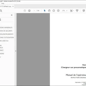 Case 721F Chargeur sur pneumatiques Manuel de l’opérateur 47389739 - PDF DOWNLOAD (French)