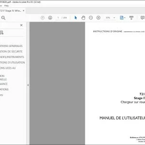 Case 721F Stage IV Chargeur sur roues MANUEL DE L’UTILISATEUR 47919928 - PDF DOWNLOAD (French)