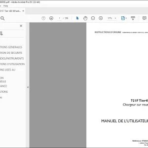 Case 721F Tier4B Chargeur sur roues MANUEL DE L’UTILISATEUR 47686856 - PDF DOWNLOAD (French)