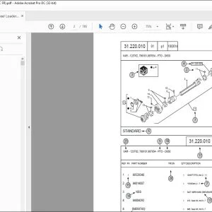 Case 721F chargeuse sur pneus Manuel du catalogue de pièces 530135721 - PDF DOWNLOAD (French)