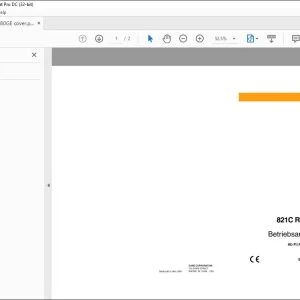 Case 821C Radlader Betriebsanleitung 6-34180GE - PDF DOWNLOAD (German)