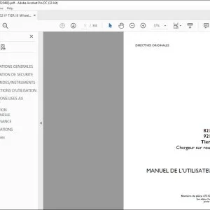 Case 821F 921F Tier 2 Chargeur sur roues MANUEL DE L’UTILISATEUR 47535460 - PDF DOWNLOAD (French)