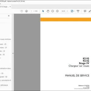 Case 821G 921G Stage IV Chargeur sur roues MANUEL DE SERVICE 51556726 - PDF DOWNLOAD (French)