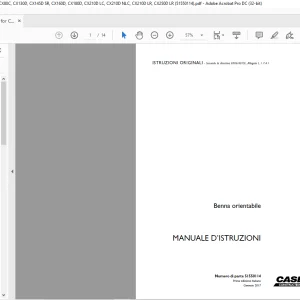 Case Benna orientabile MANUALE D’ISTRUZIONI 51550114 - PDF DOWNLOAD (Itlalian)