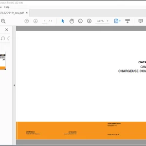 Case CHARGEUSE COMPACTE CHARGEUSE COMPACTE A CHENILLES 440 440CT SERIES 3 CATALOGUE DES PIÉCES MANUAL(87632291 FC) - PDF DOWNLOAD (FRENCH)