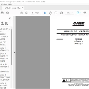 Case CHARGEUSE POUR TRAVAUX PAYSAGERS 570MXT SÉRIES 3 PHASE 3 MANUEL DE L’OPÉRATEUR(87657960 FC) - PDF DOWNLOAD (French)