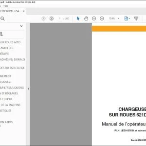 Case CHARGEUSE SUR ROUES 621D Manuel de l’opérateur 6-37851FR - PDF DOWNLOAD (French)