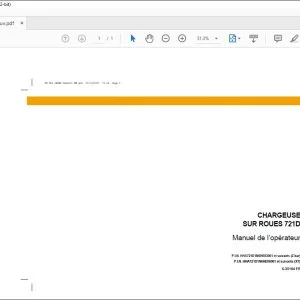 Case CHARGEUSE SUR ROUES 721D Manuel de l’opérateur 6-35104 - PDF DOWNLOAD (French)