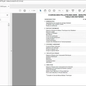 Case CHARGEUSES-PELLETEUSES 580M - 580SUPER M - 590SUPER M Manuel de Service - PDF DOWNLOAD (French)
