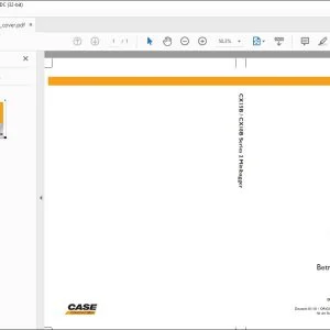 Case CX15B CX18B Series 2 Minibagger Bedienungsanleitung 84286942 - PDF DOWNLOAD (German)