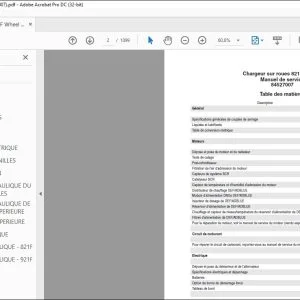 Case Chargeur sur roues 821F et 921F Manuel de service 84527007 - PDF DOWNLOAD (French)