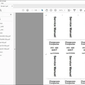 Case Chargeuses Compactes 410 - 420 420CT Service Manuel 87479529A - PDF DOWNLOAD (French)