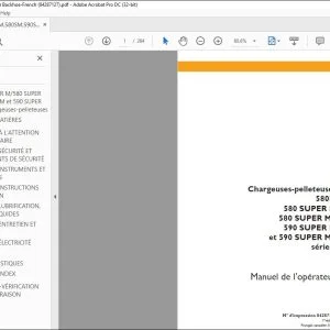 Case Chargeuses-pelleteuses 580M 580 SUPER M 580 SUPER M+ 590 SUPER M et 590 SUPER M+ série 3 Manuel de l’opérateur 84287127 - PDF DOWNLOAD (French)