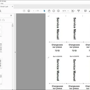 Case Chargeuses sur pneus 721D Manuel d’entretien 6-47281FR - PDF DOWNLOAD (French)