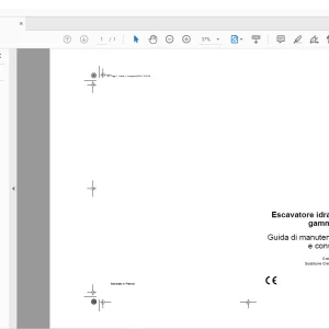 Case Escavatore idraulico gamma CX Guida di manutenzione e consegna Cre 6-24882 IT  - PDF DOWNLOAD (Italian)