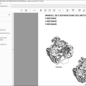 Case F4BE0484E F4BE0684D F4BE0684B MANUEL DES REPARATIONS DES MOTEURS - PDF DOWNLOAD