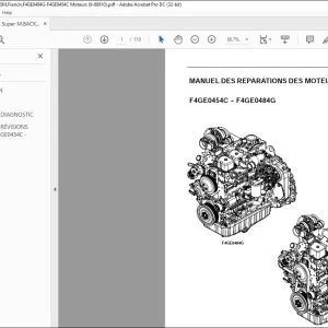 Case F4GE0454C F4GE0484G MANUEL DES REPARATIONS DES MOTEURS - PDF DOWNLOAD (French)