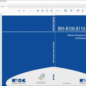 Case Fiat Kobelco B95 B100 B110 B200 4WS MANUEL DE L’OPERATEUR 604.21.172.01 - PDF DOWNLOAD