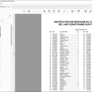 Case INSTRUCTION DE MONTAGE DU COLIS 168373A1 DE L’AIR CONDITIONNE SUR PELLE 9007 - PDF DOWNLOAD (French)